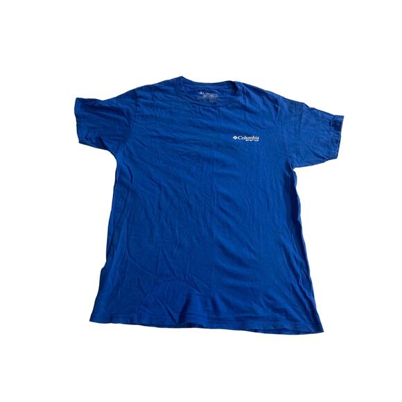 Columbia T-Shirt Adult Men's PFG American Flag Logo Sz M - Picture 2 of 5